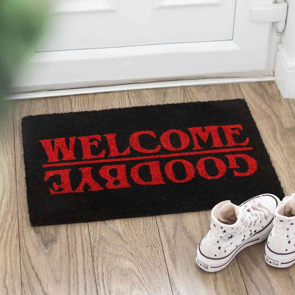 Something Different - Black Welcome Goodbye Paillasson - Multicolore